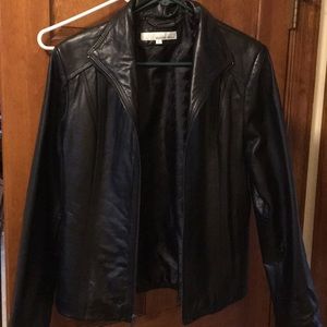 Black leather jacket Wilson Leather L